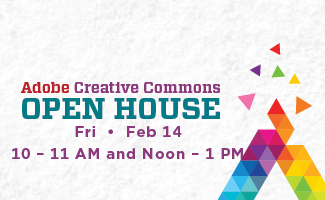 Adobe Creative Commons Open House on Fri Feb 14