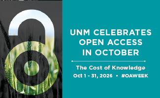UNM Celebrates Open Access all month long!!